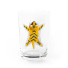 フカツ マリエの虎の敷物（縦）　粘土製 グラス前面