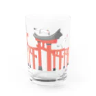 Amiの狐の手毬唄-鳥居- Water Glass :front