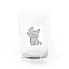 りんのおえかきのねこさん Water Glass :front