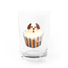 Maison terrierのカップケーキ犬 Water Glass :front