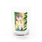 ごま幾三のお店のヘッドフォンの少女B Water Glass :front