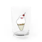 バニラ＆チッチの文鳥の日 2021 Water Glass :front