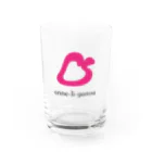 anne-li-gatouのロゴグッズ Water Glass :front