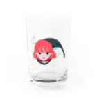 お弁当の鮭の人魚 Water Glass :front