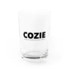 COZIEのCOZIEロゴ Water Glass :front