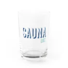 SNOW LIFE JOURNEYのSAUNA LIFE サウナライフ。 Water Glass :front