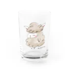 HOOBUKUROのゆる羊 Water Glass :front