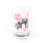 rin-mのロシアンブルー Water Glass :front