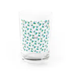 【ホラー専門店】ジルショップの絵画風さわやかグリーン Water Glass :front