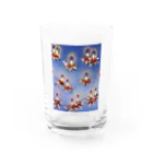 花エヴリのクリスマスキャンドル Water Glass :front