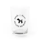 wfctのNO LIFE NO WIRE ロゴ Water Glass :front
