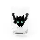 amemugi（あめむぎ）の悪魔みたいな猫 グラス前面