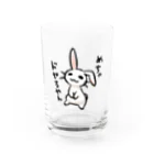 毒舌うさぎの毒舌うさぎ「めちゃドヤるやん」 Water Glass :front