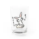 毒舌うさぎの毒舌うさぎ「ちょっと黙ってようか」 Water Glass :front