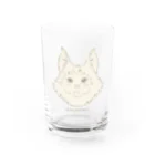 BeArtSuzumaruのNeko=Neko Water Glass :front