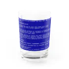 Ａ’ｚｗｏｒｋＳの一番コワいヤツ　ブルースクリーン Water Glass :front