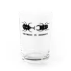 GREAT 7のカブトムシVSクワガタ Water Glass :front