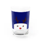 Niea999’s プチハッピー shopのXmas nose - blue Water Glass :front