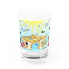 I-z-m-y's worksの光射す海 ～in パラダイス～ Water Glass :front