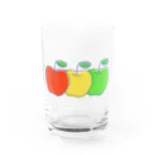 ハナのお店のりんご三兄弟 Water Glass :front