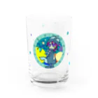 cosmicatiromのうお座 パターン2・フルカラー Water Glass :front