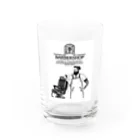 月詩のbarber shop Water Glass :front