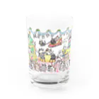 こころのお店のにゃんこのクリスマスパーティー Water Glass :front