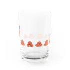 nou(のう)の長い列のタコさんウインナーズ Water Glass :front