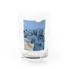 サイコパス☆ズヤカ杉山の雪林 Water Glass :front