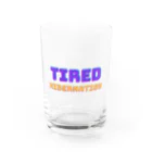 tired.の【HB】ポップ Water Glass :front