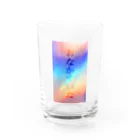 transparentのおなすい（おなかすいた） Water Glass :front