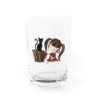 めいめい森のベルガットの猫降る夜 Water Glass :front