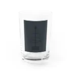 rilybiiのgray blue green Tree Water Glass :front