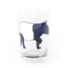 LalaHangeulのマレーバク母さん　文字無し Water Glass :front