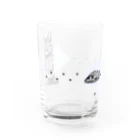 にゃん助さんのもののにゃん助さんのグラス Water Glass :front