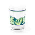 まつのき商店の槍穂高連峰B Water Glass :front