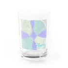 フリースタイルのflower Water Glass :front