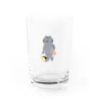 SUIMINグッズのお店のシャイな玉子握り Water Glass :front