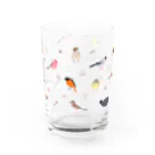 piro piro piccoloのトリミノススメA/W Water Glass :front