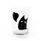 犬かもなのと猫のはずのハート Water Glass :front