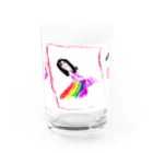 なっちゃんの虹色ガール Water Glass :front