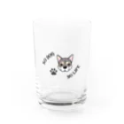 support of smileの看板犬ARC(アルク) Water Glass :front