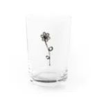 Rice Cube Dominoのmetallical botanical Water Glass :front