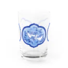 HERの藍色金魚 Water Glass :front