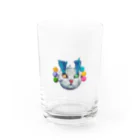 Yume zukin の猫の覚醒 Water Glass :front