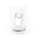 飴玉宝石箱のパピヨンのまいちゃん Water Glass :front