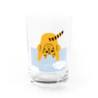 mapechiのトラネコしまお、別世界へ行く Water Glass :front