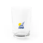 YMセーリングのYM応援グッズ Water Glass :front