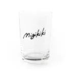 右利き。左利き。のmigikiki Water Glass :front