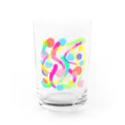 🌈あとりええんじぇる🌈のカラフルちゃん Water Glass :front